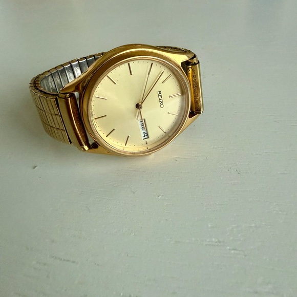 Vintage Seiko Gold Watch
